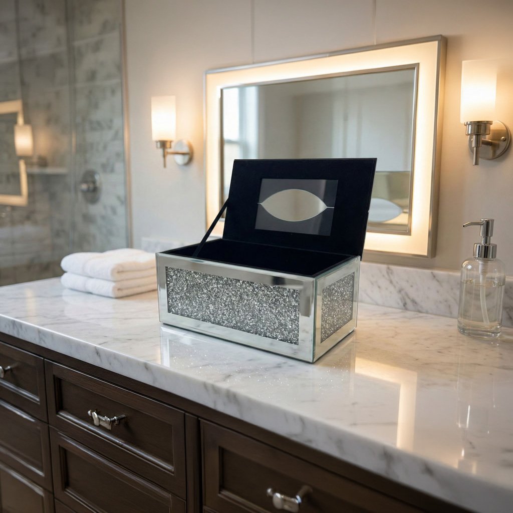 Sparkle & Shine Mirrored Tissue Cover - Image 5