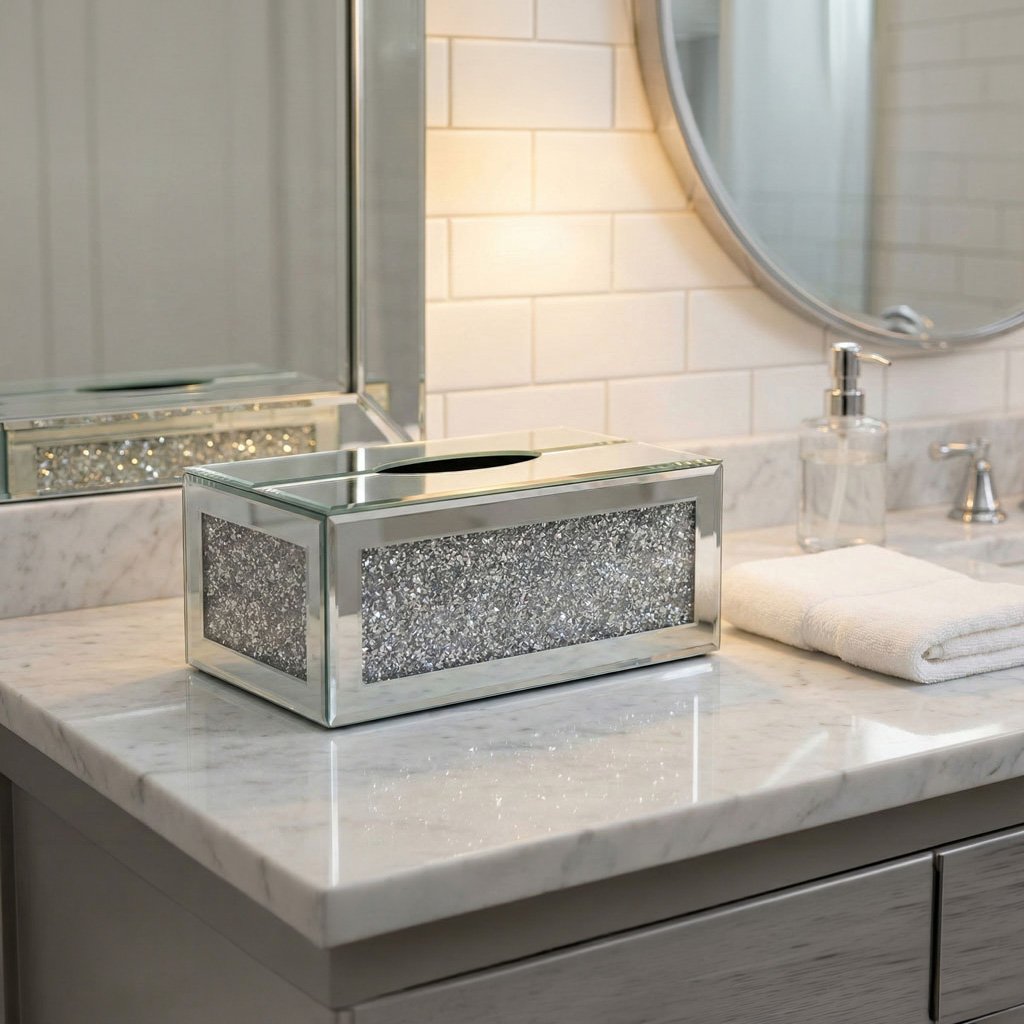 Sparkle & Shine Mirrored Tissue Cover - Image 3