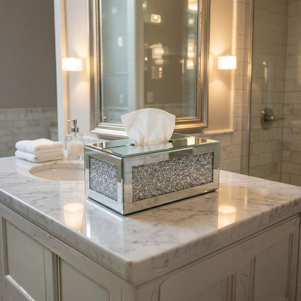 Sparkle & Shine Mirrored Tissue Cover - Image 2